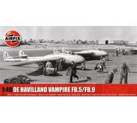 Airfix A06108 De Havilland Vampire FB.5/FB.9 Aircraft Model Making Kit