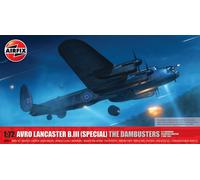 Airfix Model Set - A09007A Avro Lancaster B.III (SPECIAL) 'THE DAMBUSTERS' Model Building Kit - Plastic Plane Kits for Adults & Children 8+, Set Includes Sprues & Decals - 1:72 Scale