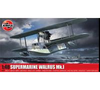 Airfix Model Set - A09183 Supermarine Walrus Mk.I Model Building Kit - Plastic Model Plane Kits for Adults & Children 8+, Set Includes Sprues & Decals - 1:48 Scale Model