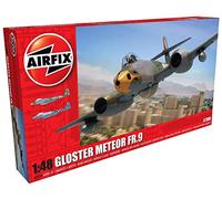 Airfix Model Kit Gloster Meteor FR9 Classic Kit Multicolor 1:48 Scale