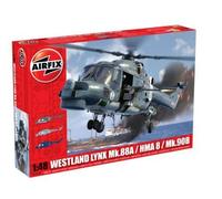Airfix A10107 Westland Lynx Navy HMA8/Super Model Building Kit, 1:48 Scale by Airfix