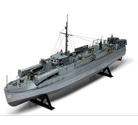 Airfix Vintage Classics Set - A10280V German E-Boat - Plastic Model Watercraft Kits for Adults & Children 8+, Set Includes 290 Pieces - 1:72 Scale Model Ship Sets, un-Painted