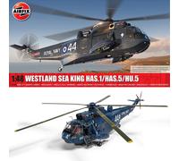 Airfix Model Set - A11006 Westland Sea King HAS.1/HAS.2/HAS.5/HU.5 Model Building Kit - Plastic Model Helicopter Kits for Adults & Children 8+, Set Includes Sprues & Decals - 1:48 Scale Model