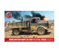 Airfix Model Set - A1380 WWII British Army 30-cwt 4x2 GS Truck Model Kit - Plastic Motor Vehicle Model Building Kit for Adults & Children 8+, Set Includes Sprues & Decals - 1:35 Scale Model