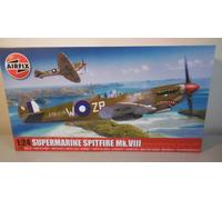 New Release Airfix 1:24th Scale Supermarine Spitfire Mk.VIII Model Kit.