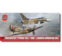 Airfix A40002 Twin Pack - Eurofighter Typhoon FGR.4 (GINA) + Hawker Hurricane Mk.I