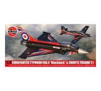 Airfix A40003 Twin Pack Eurofighter Typhoon FGR.4 Blackjack Scale Model Kit