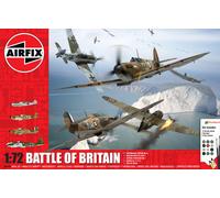 Airfix Aircraft Model Building Kits - A50173A Battle of Britain Gift Set - Miniature Craft Kit, 1/72 Scale Plastic Model Plane Kits for Adults to Build - Aeroplane Gifts for Men