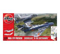 Airfix A50185 1:72nd scale MiG-17F Fresco & Douglas A-4B Skyhawk Dogfight Double