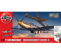 Airfix A50193 P-51D Mustang vs Bf109F-4 Dogfight Double Model Kit