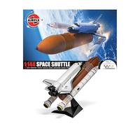 Airfix A50200 Space Shuttle Gift Set - Plastic Model Kits, Spacecraft Building Kits for Adults & Kids 8+, Includes: 1:144 Scale Model, Humbrol Acrylic Paints, Brushes & Poly Cement