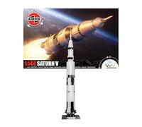 Airfix - A50201 Saturn V Gift Set - Plastic Model Kits, Spacecraft Building Kits for Adults & Kids 8+, Includes: 1:144 Scale Model, Humbrol Acrylic Paints, Brushes & Poly Cement