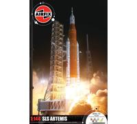 Airfix - A50202 SLS Artemis Gift Set - Plastic Model Kits, Spacecraft Building Kits for Adults & Kids 8+, Includes: 1:144 Scale Model, Humbrol Acrylic Paints, Brushes & Poly Cement
