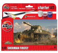 Airfix A55003 Sherman Firefly Plastic Kit Beginner Set