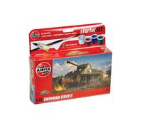 Airfix A55003 Starter Set - Sherman Firefly Gift Set Model Making Kit