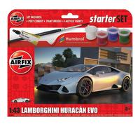 Airfix A55007 Starter Set - Lamborghini Huracan EVO 1:43 Model Kit