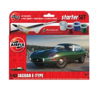 Airfix A55009 Jaguar E-Type Gift Set 1:43 Scale Model kit