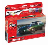 Airfix A55009 Starter Set - Jaguar E-Type Gift Set Model Making Kit