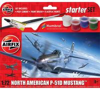 Airfix A55013 Starter Set North American P-51D Mustang Gift Scale Model Kit