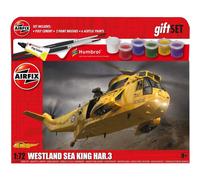 Airfix Hanging Model Aircraft Kits - Westland Sea King HAR.3 Model Building Set, 1:72 Scale Model Helicopter Kit for Adults & Kids 8+ - Aircraft Models Military Gifts for Men to Build, Skill Lvl. 3