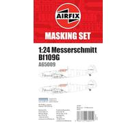 Airfix A65009 Masking Set Messerschmitt Bf109G, 1:24 Scale | Model Building Accessories for A17003 Kit, for Adults & Children 14+, Modelling Aid