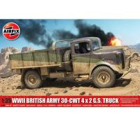 Airfix Model Set - A1380 WWII British Army 30-cwt 4x2 GS Truck Model Kit - Plastic Motor Vehicle Model Building Kit for Adults & Children 8+, Set Includes Sprues & Decals - 1:35 Scale Model