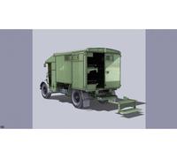 Airfix Model Set - A1375 Austin K2/Y Ambulance Model Kit - Plastic Motor Vehicle Model Building Kit for Adults & Children 8+, Set Includes Sprues & Decals - 1:35 Scale Model