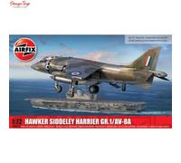 Airfix Vintage Classics Set - A04057A Hawker Siddeley Harrier GR.1/AV-8A - Plastic Model Aircraft Kits for Adults & Children 8+, Set Includes 114 Pieces- 1:72 Scale Model Aircraft Set