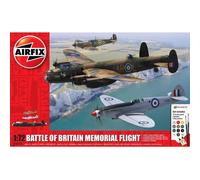 Airfix Aircraft Model Building Kits - Battle of Britain Memorial Flight Miniature Craft Kit, 1/72 Scale Plastic Model Plane Kits for Adults to Build - Aeroplane Gifts for Men