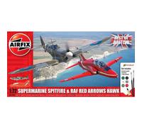 Airfix Best Of British Spitfire & Red Arrows Hawk Airfix Multicolor