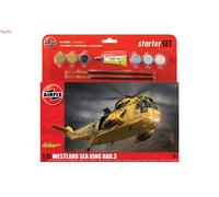 Airfix Hanging Model Aircraft Kits - Westland Sea King HAR.3 Model Building Set, 1:72 Scale Model Helicopter Kit for Adults & Kids 8+ - Aircraft Models Military Gifts for Men to Build, Skill Lvl. 3