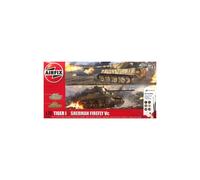 Airfix Classic Conflict Tiger 1/Sherman Firefly Model Kit