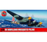 Airfix Model Set - A04065 de Havilland Mosquito PR.XVI Model Building Kit - Plastic Model Plane Kits for Adults & Children 8+, Set Includes Sprues & Decals - 1:72 Scale Model