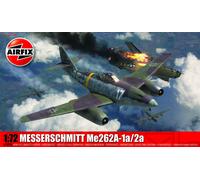 Airfix Model Set - A03090A Messerschmitt Me262A-1a/2a Model Building Kit - Plastic Model Plane Kits for Adults & Children 8+, Set Includes Sprues & Decals - 1:72 Scale Model
