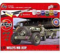AirFix 1:72 Scale Gift Set - Willys MB Jeep, Green