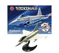 Airfix J6002 Eurofighter Typhoon Jet - Quick-Build Kit, Silver, 231 x 160 x 77 cm