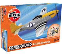 Airfix J6016 Quick Build Mustang P-51D Model Kit, Multicolor