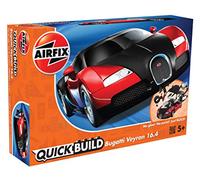 Airfix J6020 Quickbuild Bugatti for 6 years to 18 years, 16 4 Veyron Black Red