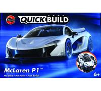 Airfix QUICKBUILD Model Car Kit - McLaren P1 White Car Building Kit for Kids 6+, Construction Toys for Boys & Girls, No Glue Model Making - Classic Car Gifts Plastic Model Kits