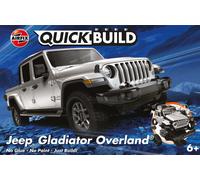 Airfix QUICKBUILD Model Car Kit - Jeep Gladiator Overland Car Building Kit for Kids 6+, Construction Toys for Boys & Girls, No Glue Model Making - Classic Car Gifts Plastic Model Kits