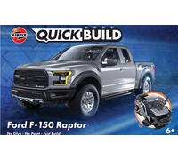 Airfix - QUICKBUILD Model Car Kit - J6053 Ford F-150 Raptor Grey Building Kit for Kids 6+, Construction Toys for Boys, Model Making with No Glue - Classic Vehicle Gifts Plastic Craft Set
