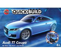 Airfix QUICKBUILD Model Car Kit - J6054 Audi TT Coupe Blue Model Building Kits for Kids 6+, Construction Toys for Boys & Girls, No Glue Model Making - Classic Vehicle Gifts Plastic Craft Set