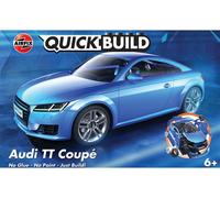 Airfix QUICKBUILD Model Car Kit - J6054 Audi TT Coupe Blue Model Building Kits for Kids 6+, Construction Toys for Boys & Girls, No Glue Model Making - Classic Vehicle Gifts Plastic Craft Set