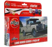 Airfix Land Rover Series 1 Pick-Up Starter Set Model Kit 1:43 A55012