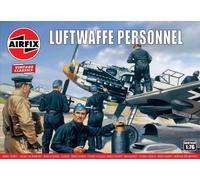 Airfix Luftwaffe Personel. 1-76 Scale, Vintage Classic. 48 Piece Set.
