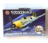 Airfix Messerschmitt Me 109 World War II Quick Build Plastic Model Kit #J6001