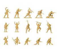 Airfix Model Figures Set - A00711V WWII Afrika Corps - Model Building Kit Accessories, Plastic Model Kits for Adults & Children 8+, Set Includes 49 Unpainted Figures - Accessory for Dioramas