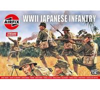 Airfix Model Figures Set - A00718V Japanese Infantry - Model Building Kit Accessories, Plastic Model Kits for Adults & Children 8+, Set Includes 48 Unpainted Figures - Accessory for Dioramas