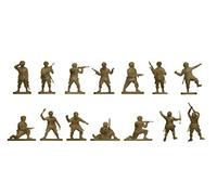 Airfix Model Figures Set - A00751V WWII US Paratroops - Model Building Kit Accessories, Plastic Model Kits for Adults & Children 8+, Set Includes 48 Unpainted Figures - Accessory for Dioramas