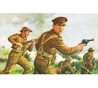 Airfix Model Figures Set - A00763V WWII British Infantry N. Europe - Model Buil